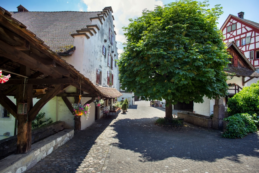 Der Hof der Mühle Otelfingen