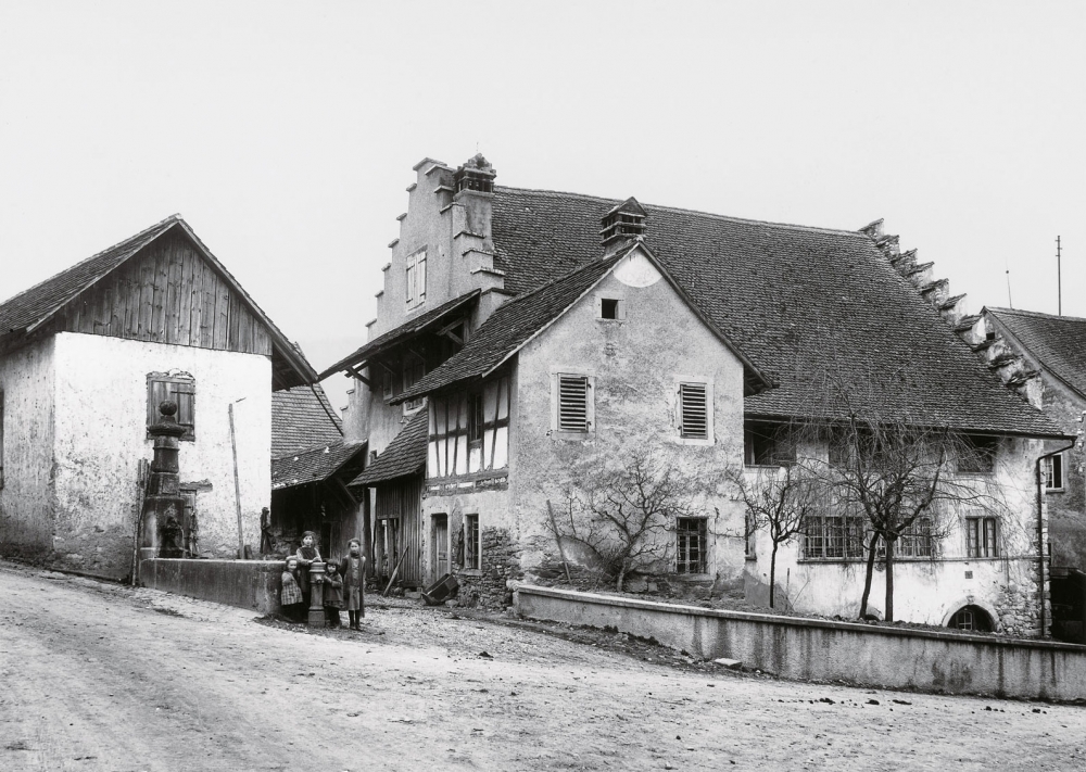 Die Mühle Otelfingen auf einem historischen Bild